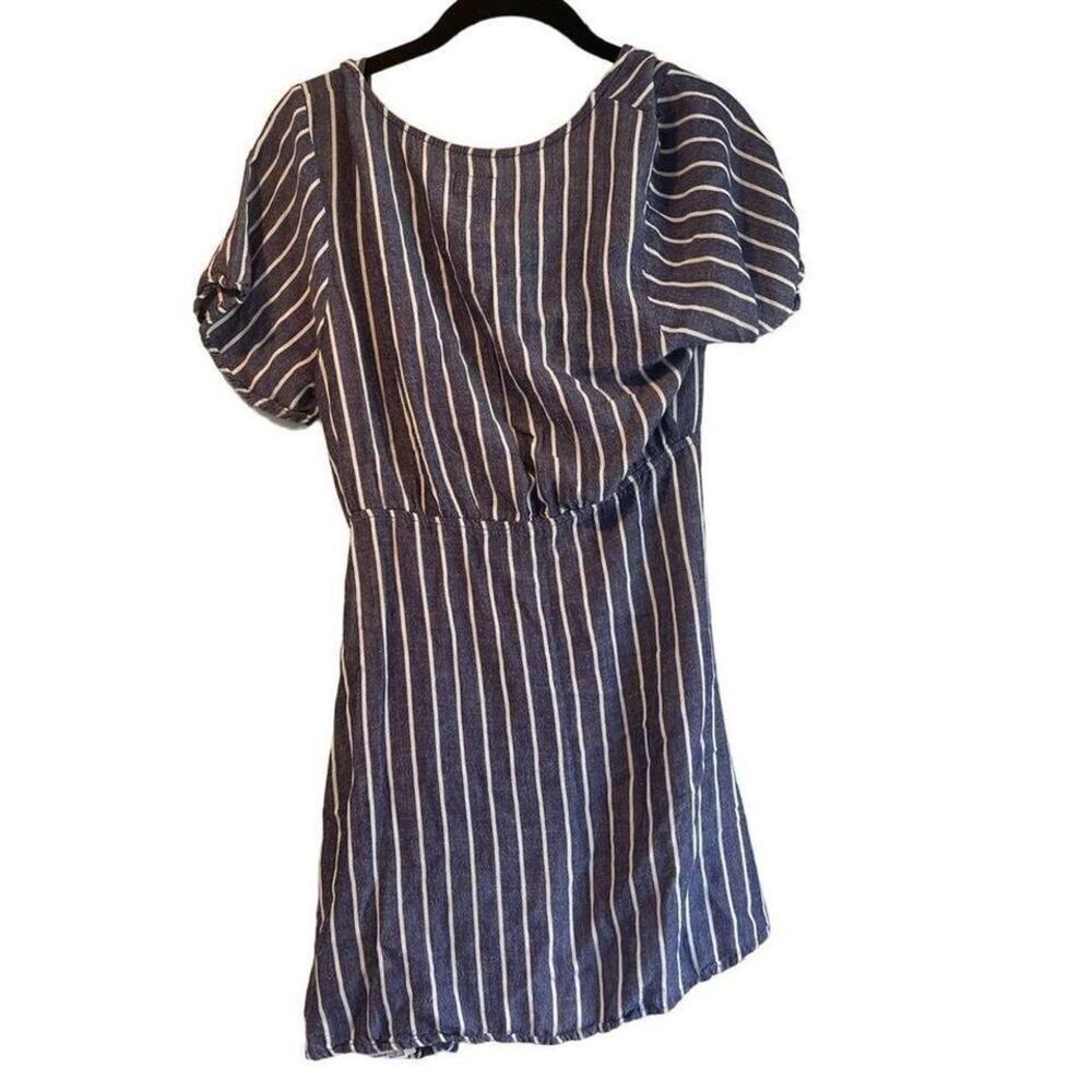 RVCA Blue and White stripped dress Size M B12 - Picture 2 of 8